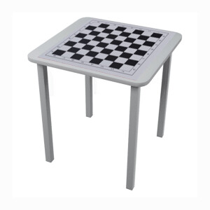 стол квадратный шахматный 700х700х750мм